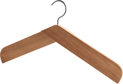 SKAGERAK COLLAR BØJLE TEAK M/KROG I RUSTFRI STÅL