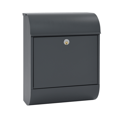 ME-FA POSTKASSE PEARL 872 SORT 6 STIFTS RUKOLÅS 356X455X175MM