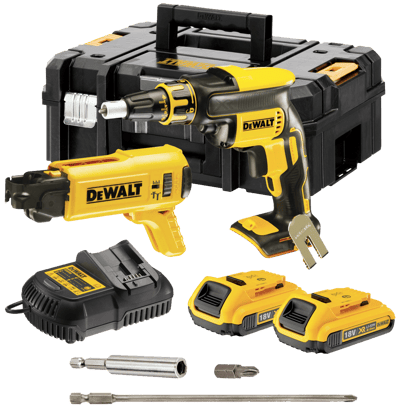 DEWALT 18V GIPSSKRUETRÆKKER DCF620D2K  2X2AH BATTERIER