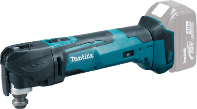 MAKITA MULTICUTTER 18V LI-ION UDEN AKKU / LADER MED NØGLELØS KLINGESKIFT DTM51ZJ     NT