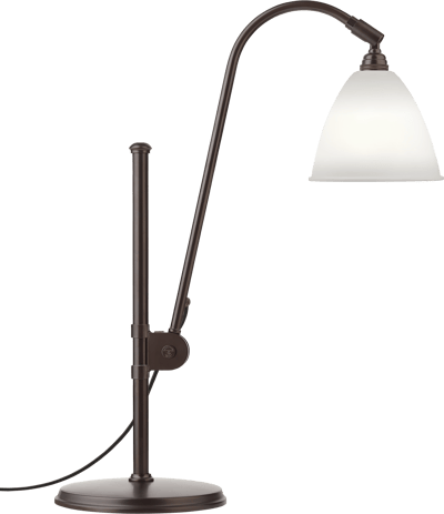 BESTLITE BORDLAMPE BL1 SORT MESSING/BONE CHINA