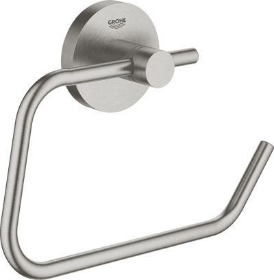 GROHE ESSENTIALS TOILETRULLEHOLDER SUPERSTEEL