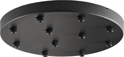 CEILING BASE Ø400/11 PENDLER EKSKL. LAMPER SORT