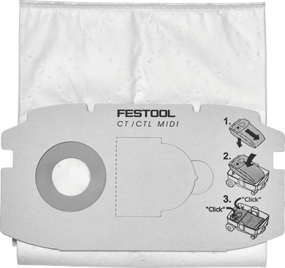 FESTOOL FILTERPOSER SC-FIS-CT MIDI 5 STK.  498411