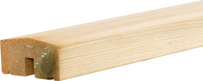 PLUS MELLEMTOP AFSLUTNING KLINK/PLANK TRYKIMPR. 3,4X6,8X174CM