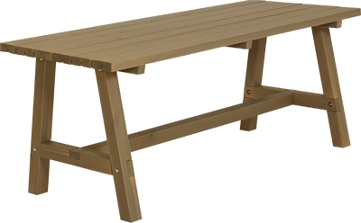 PLUS COUNTRY PLANKEBORD 177CM GRUNDMALET GRÅBRUN