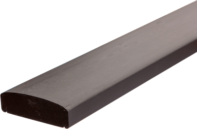 PLUS HÅNDLISTE SORT 209CM FUNGICID BEHANDLET OG GRUNDMALET