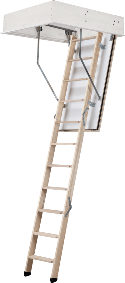 LOFTTRAPPE REI45 BRANDGODKENDT VOGNLY 3-D HVID KARM 67,6X19X117,5CM - FSC® MIX CREDIT
