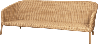 CANE-LINE 3-PERS. SOFA OCEAN LARGE NATURAL CANE-LINE FLAT WEAVE