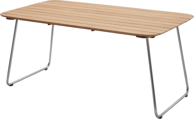 SKAGERAK LILIUM BORD TEAK/RUSTFRI STÅL 160X90X72,5CM
