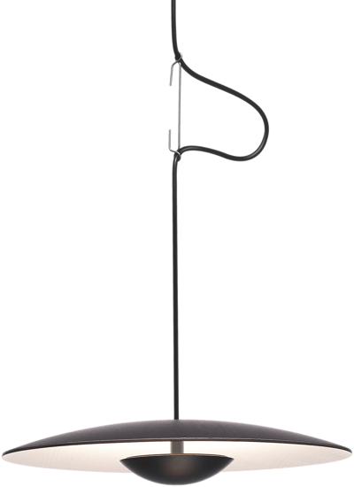 GINGER 20 PENDEL WENGÈ Ø20CM 4W LED