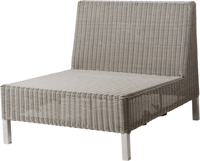 CANE-LINE CONNECT MODULSOFA ENKELT MODUL TAUPE FLET 71X64X84CM