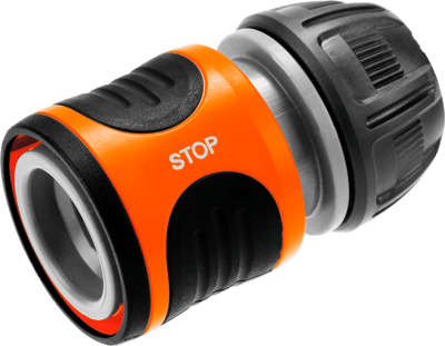 GARDENA SLANGEKOBLING 1/2" MED STOP 18213-20