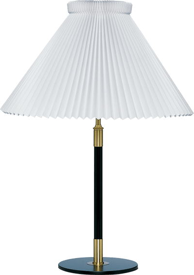 LE KLINT BORDLAMPE MODEL 352 SORT/ MESSING INKL SKÆRM 1-30 E27