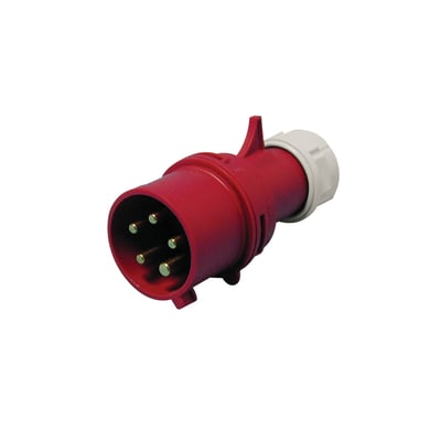 STIKPROP CEE17 RØD 3F+O+J 32A/400V