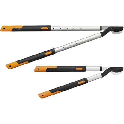 FISKARS SMARTFIT GRENSAKS M/TELESKOP SORT/ORANGE  1,3 KG