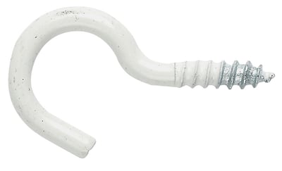 NKT SKRUEKROGE SMÅ 3,5X50MM DIY HVIDE B-F6991 4STK