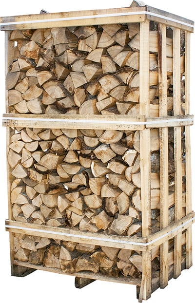 PEJSEBRÆNDE BØG  -  OVNTØRRET I BUR CA 1,8 RUMMETER - UDVENDIGT MÅL