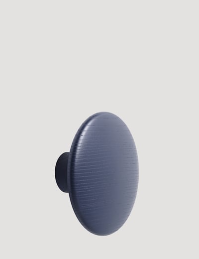 MUUTO KNAGE DOTS SINGLE SMALL MIDNATSBLÅ