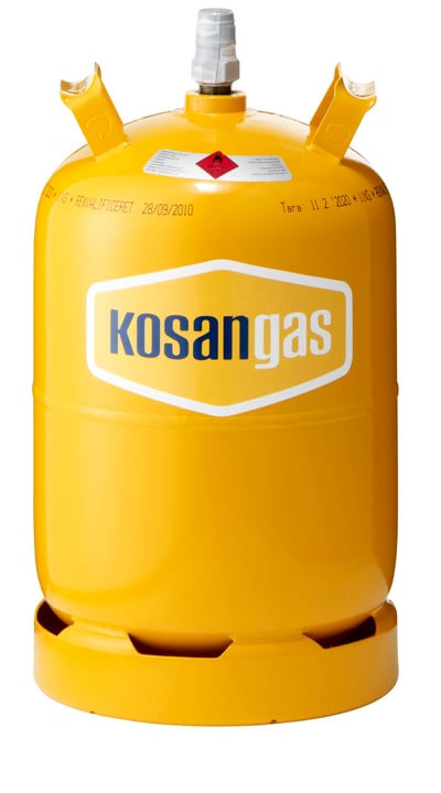 11 KG KOSAN GASFLASKE TOM NYT SALG EXCL. GAS