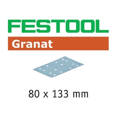 FESTOOL SLIBEPAPIR GRANAT STF 80X133 P80 GR/50  497119