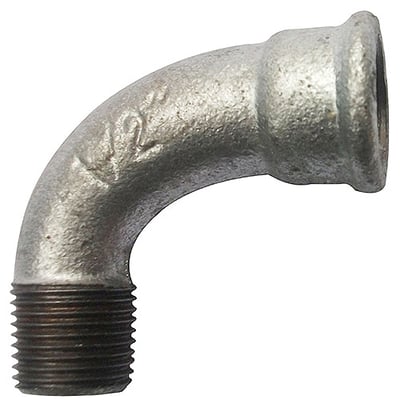 BØJNING 1/2" GALV. M/N NR. 1