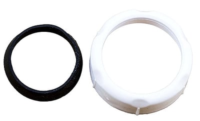 OMLØBER 1 1/4"X32MM MED KONISK PAKNING PLAST HVID