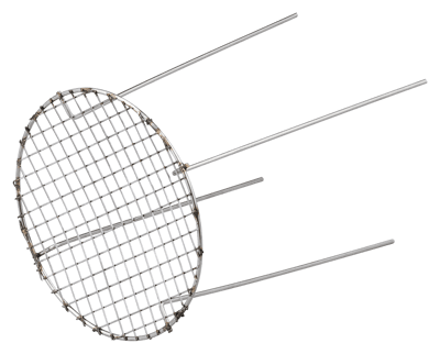 DUKA VENTILNET TYPE 195.4 RUSTFRI STÅL 100MM