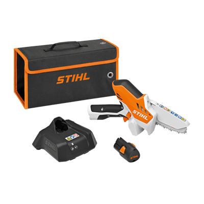 STIHL BATTERIHÅNDSAV GTA 26 MED BATTERI AS 2 OG LADER AL 1