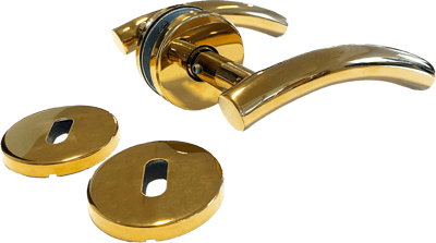 SWEDOOR DEVINE DØRGREB 19MM BUET MESSING