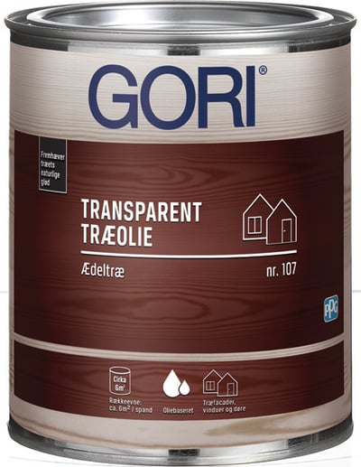 GORI 107 TRANSPARENT TRÆOLIE ÆDELTRÆ 0,75 L