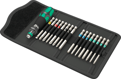 WERA BITSSÆT TOOLFINDER KK 60 MED FARVEKODER