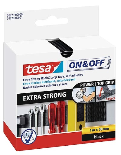 TESA BURRETAPE 1M SORT EXTRA STRONG