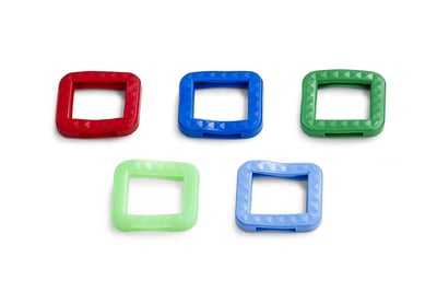 HABO NØGLEKAPPE 6-STIFT 5STK ASSORTERET