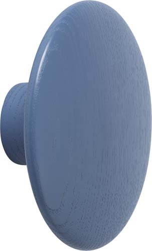 MUUTO KNAGE DOTS SINGLE LYSEBLÅ LARGE