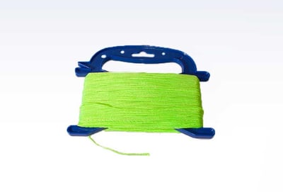 ROLIBA MURSNOR 6/8 NEONGRØN NYLON 3-SLÅET 120X1,2M PÅ VINDSEL